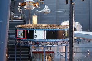 IU VHF telemetry antenna on Udvar-Hazy Instrument Unit