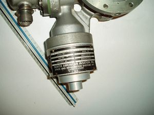 Saturn V second stage valve data tag